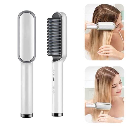 Escova Alisadora de Cabelos Bivolt 5 em 1 MultiGlam Chapinhas Direct Ofertas