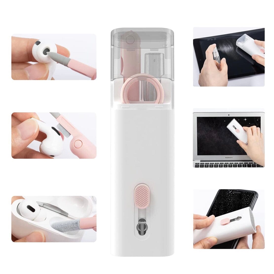 Escova de Limpeza para Teclado Celular e Mais - Cyber 7 em 1 Acessórios Direct Ofertas