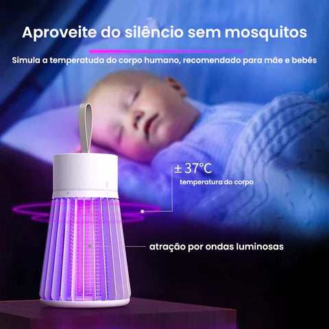 Lâmpada Anti-Mosquitos Ultra -  Equipada com Tecnologia!