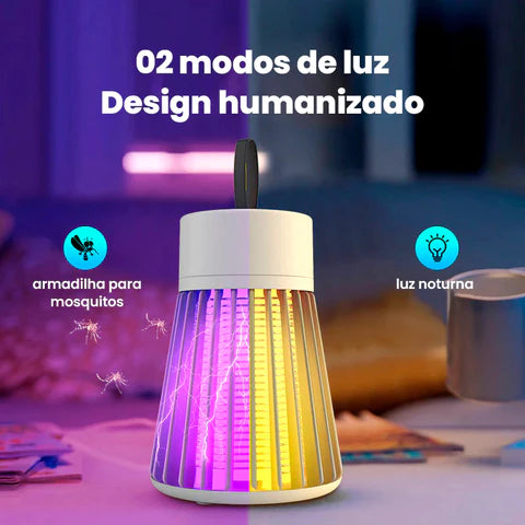 Lâmpada Anti-Mosquitos Ultra -  Equipada com Tecnologia!