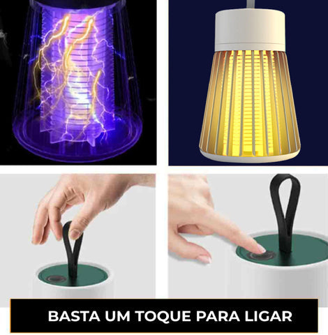 Lâmpada Anti-Mosquitos Ultra -  Equipada com Tecnologia!