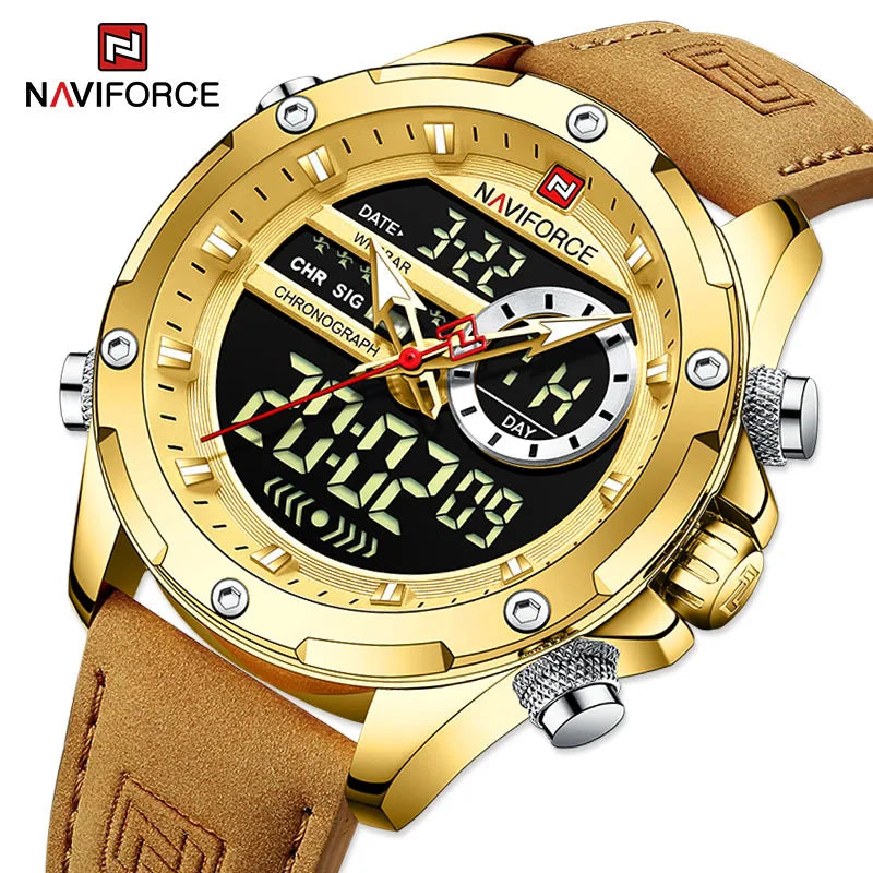 Relógio NAVIFORCE Luxy Gold [ LUXO E ELEGÂNCIA ]